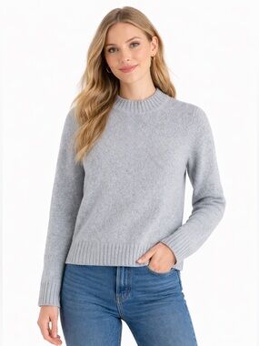 Outerknown Recycled Cashmere Gray Sweater XS Minimalist Quiet Luxury